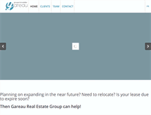 Tablet Screenshot of groupegareau.com